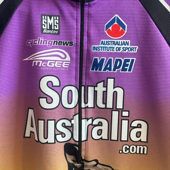 SMS Santini Men's South Australia Cycling Jersey - Picture 9 of 11